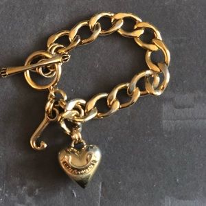 Juicy couture gold charm bracelet